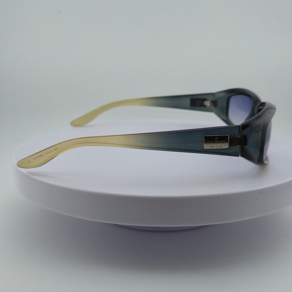 Vintage Gucci GG 2454/s 54-17 Optyl Blue Ombre Sunglasses - Picture 2 of 7